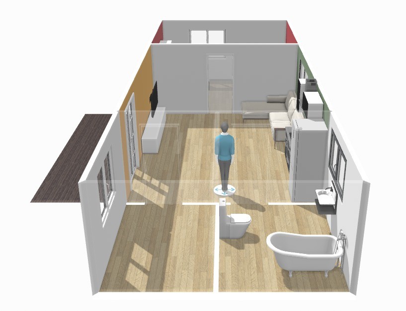casas feitas com contentores