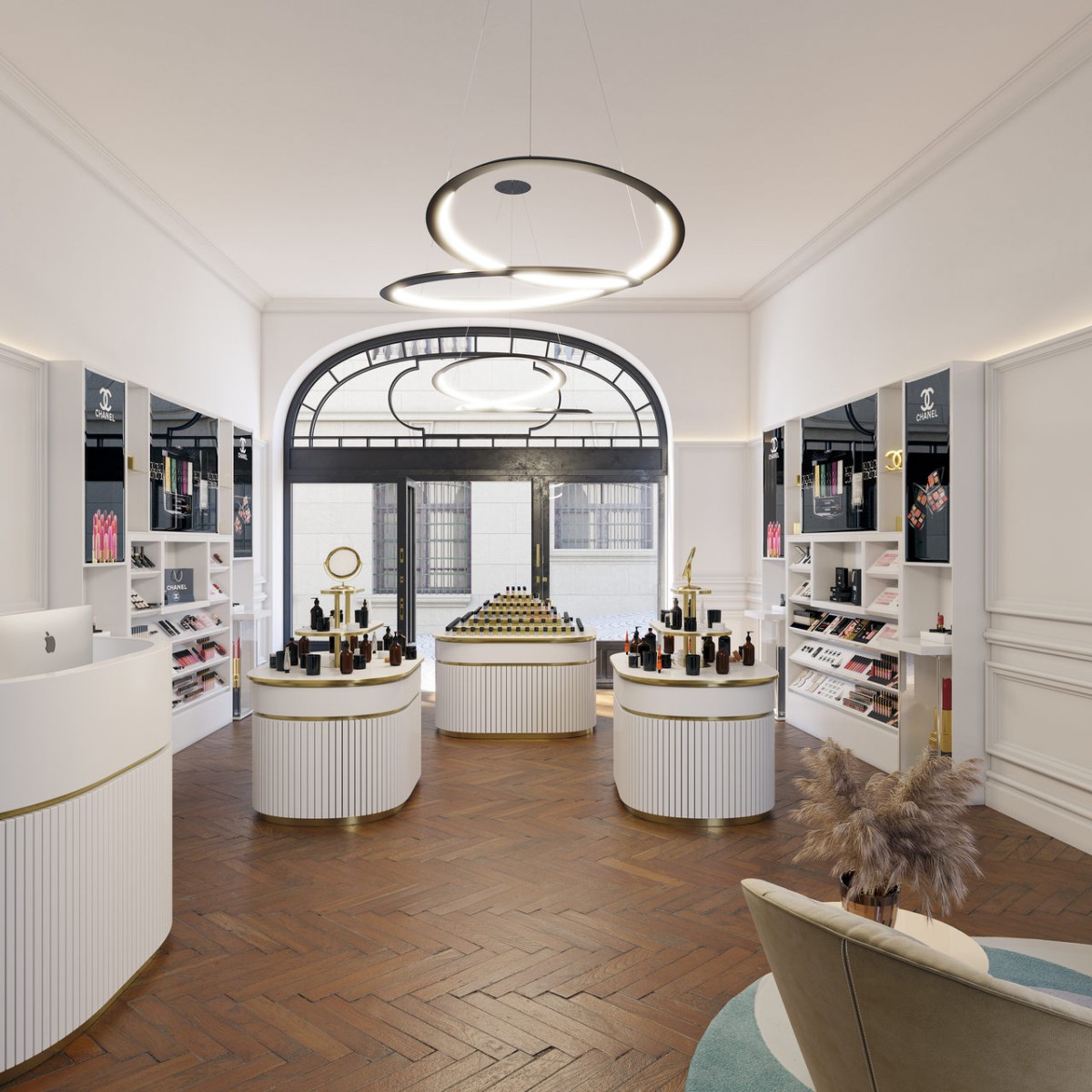 Lojas de luxo na Avenida dos Aliados