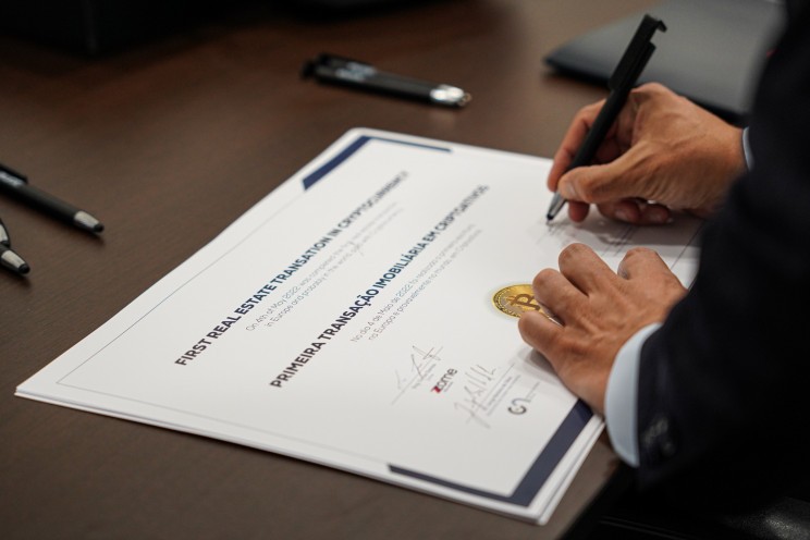 Venda de casas em criptomoedas