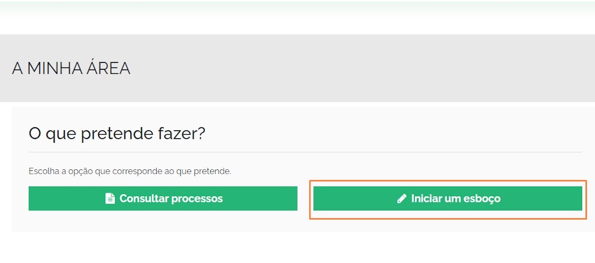 iniciar esboço BUPi