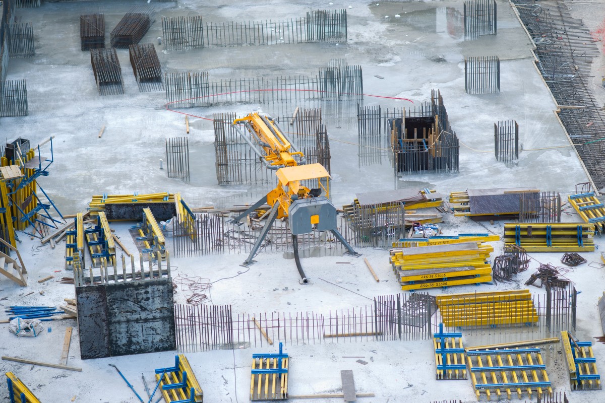 construção de estradas