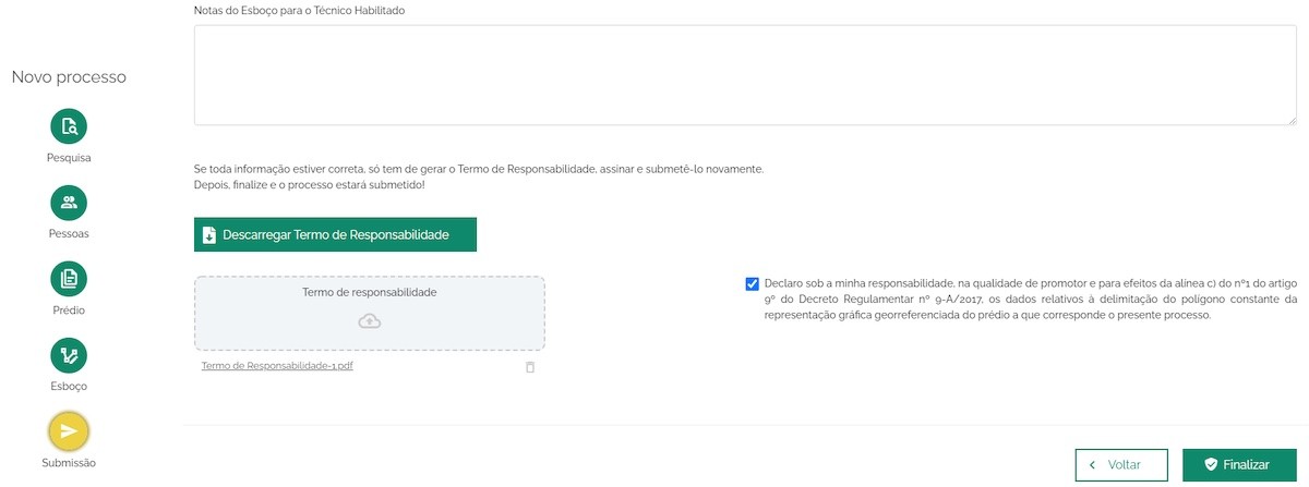Termo de Responsabilidade