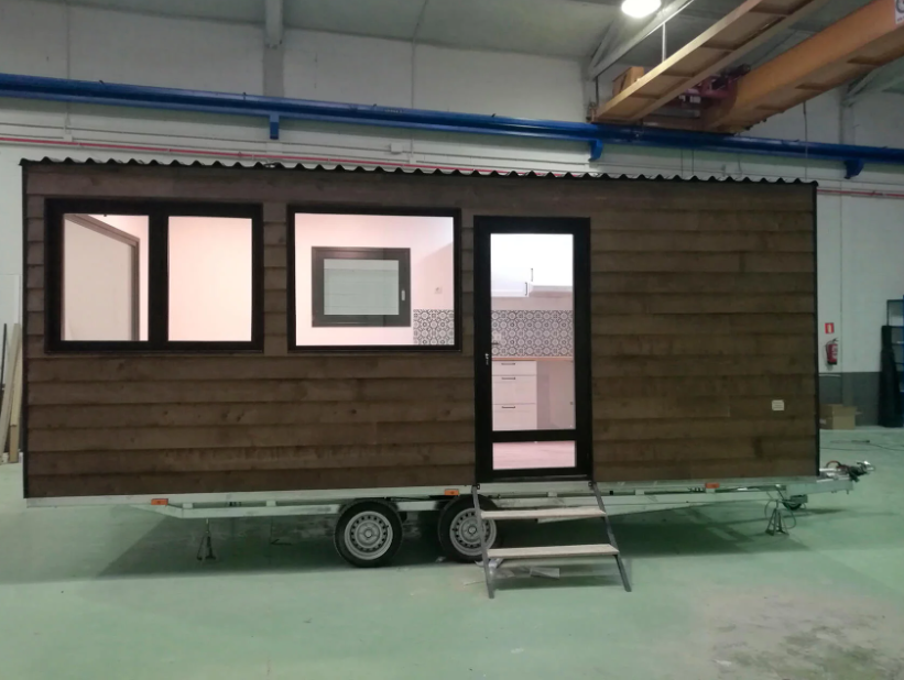 casa pré-fabricada com cozinha totalmente equiopada