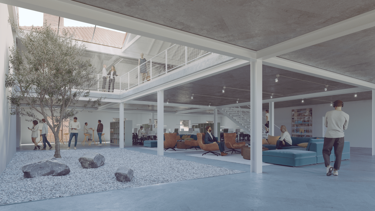 Escritórios modernos no Grande Porto