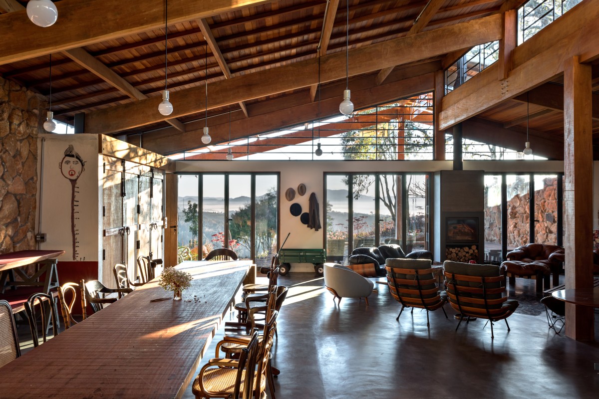 Decoração da sala de estar