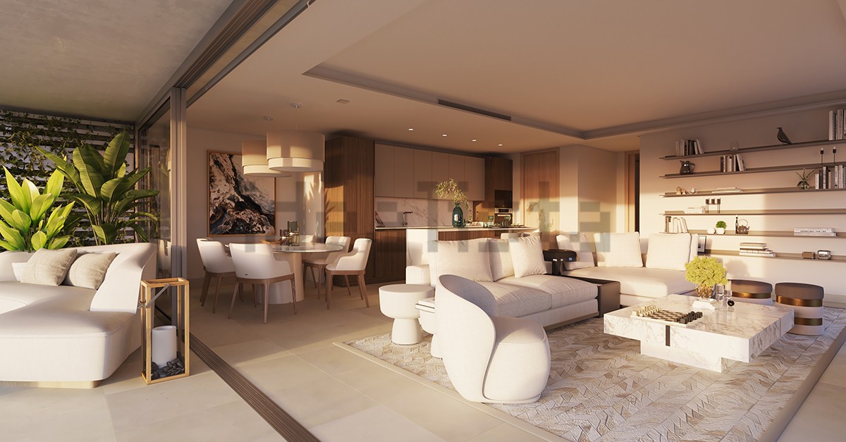 Apartamentos de luxo em Espanha junto ao mar