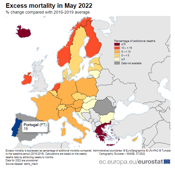 Localização de Portugal dentro da Europa e da União Europeia, 2007.