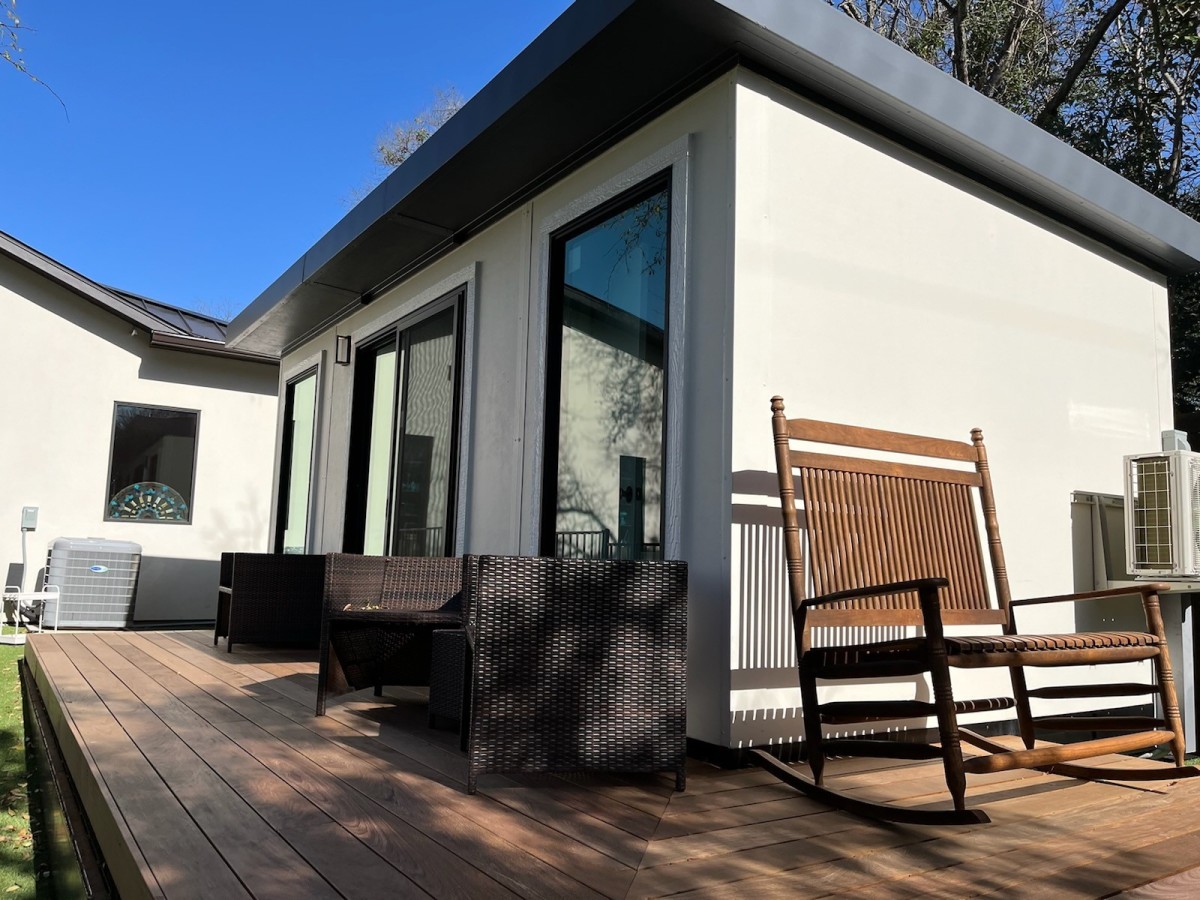 viver em casas pré-fabricadas