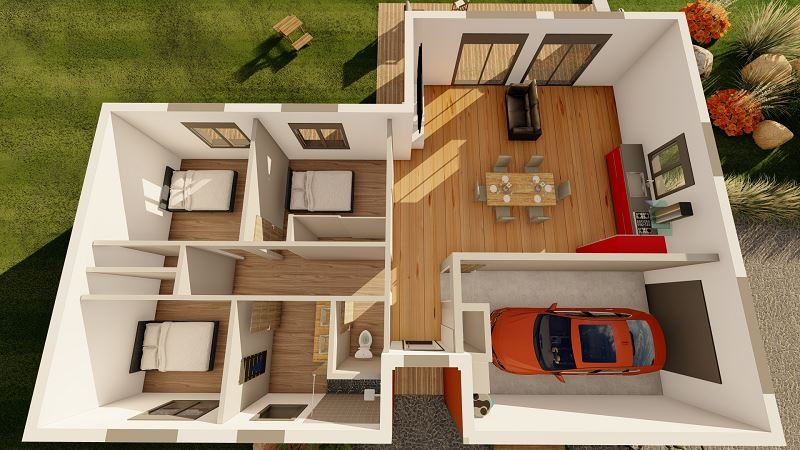 módulos pré-fabricados