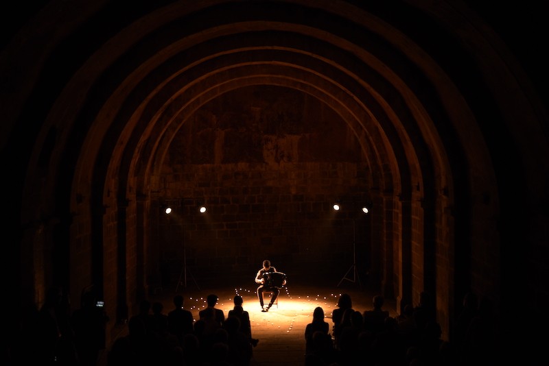 Festival de música no verão