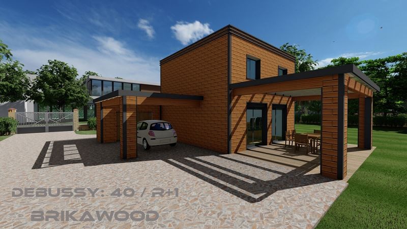 viver em casas pré-fabricadas