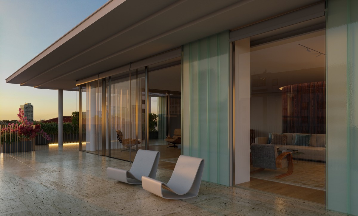 Casas novas com varanda e terraço no Porto