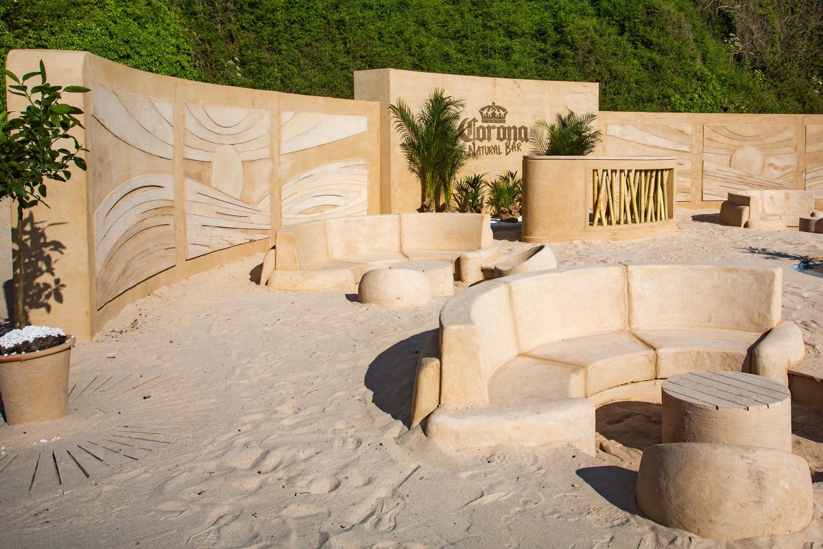 esculturas em areia