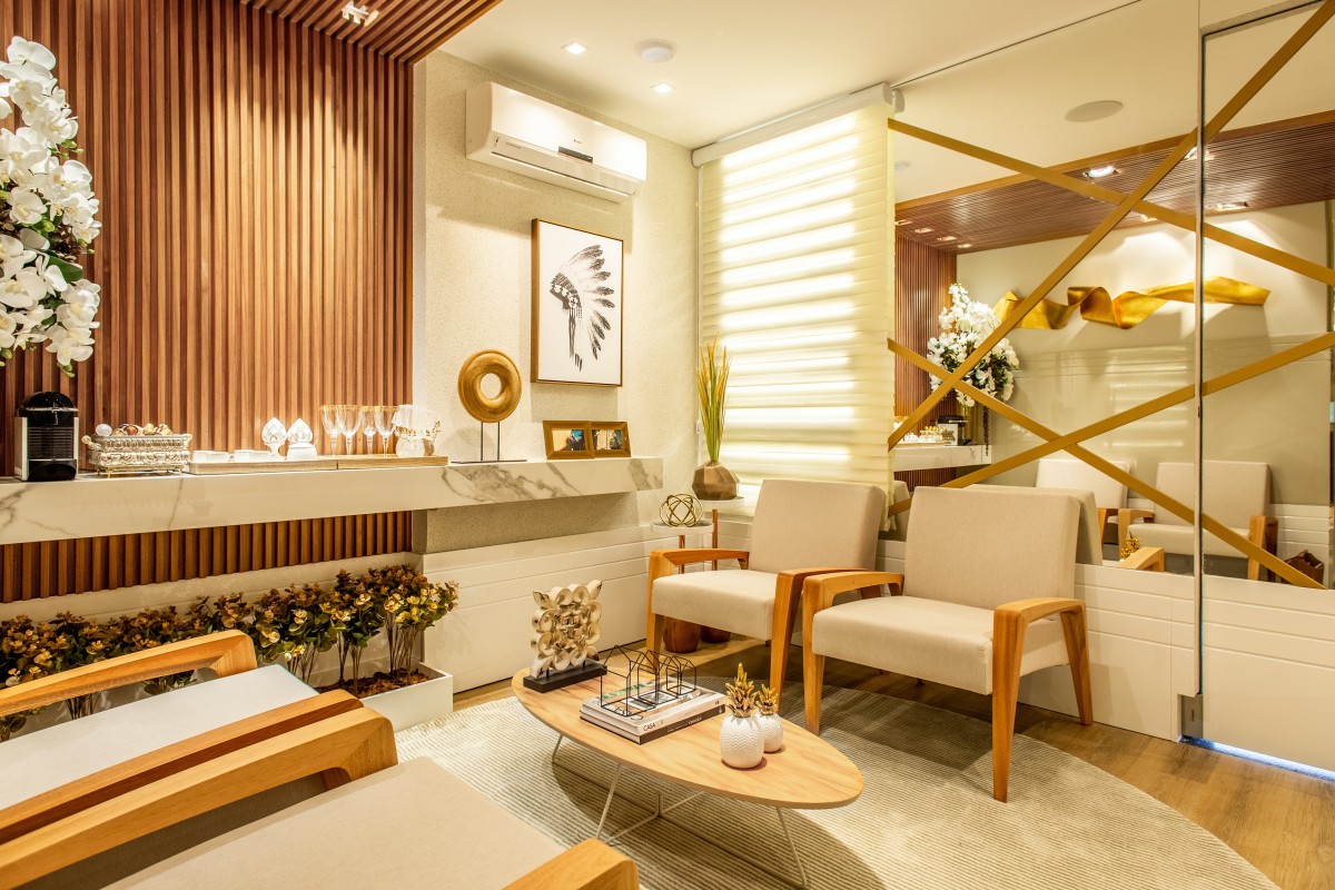 Sala com ar condicionado