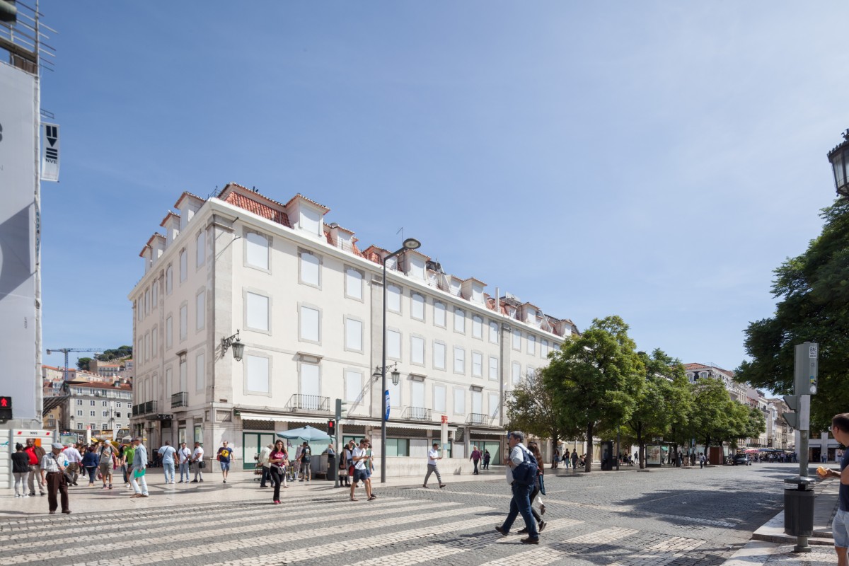 Quarteirão do Rossio antes de ser intervencionado