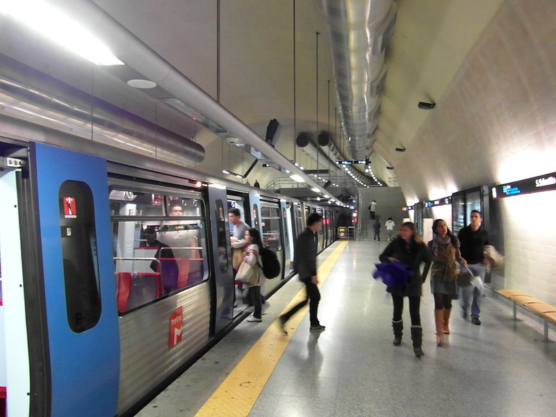 Obras no metro de Lisboa