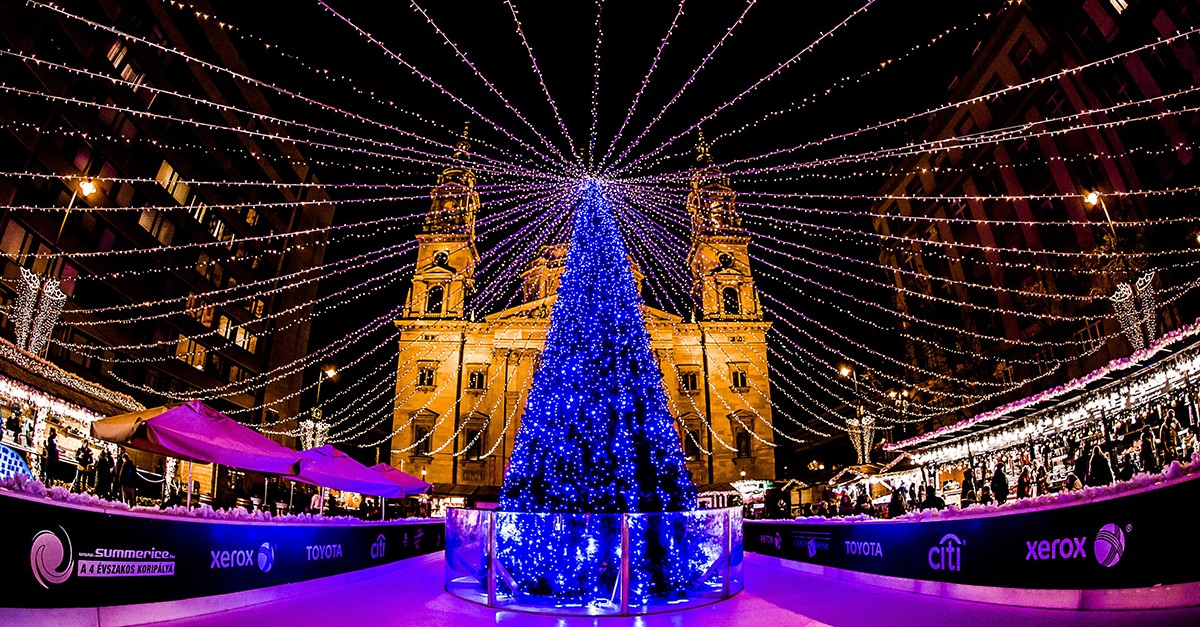 mercado de Natal Budapeste