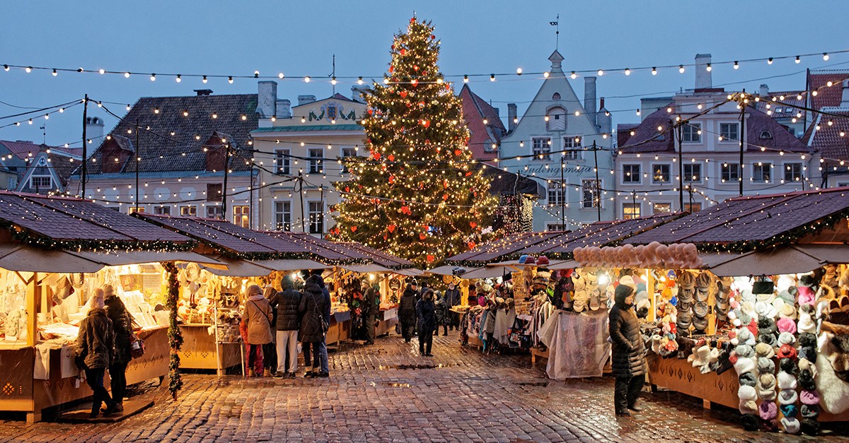 mercado de Natal Tallinn