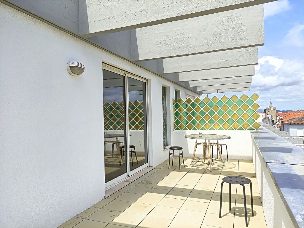 Apartamento com terraço