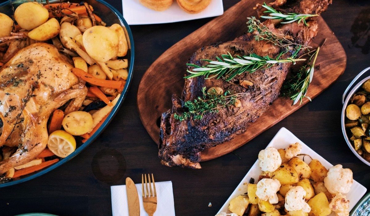 Traditional Portuguese Christmas dinner