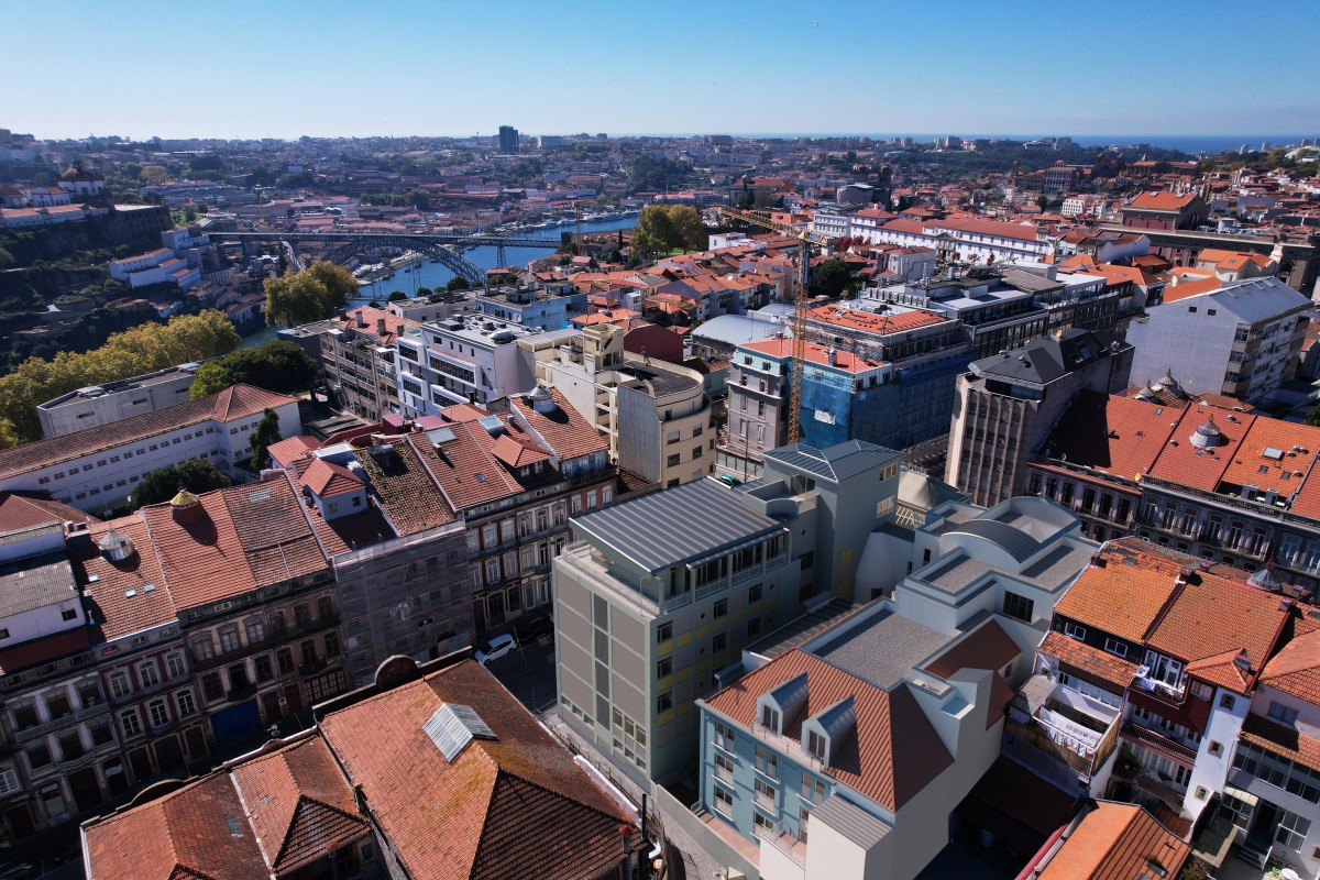 Casas reabilitadas no Porto