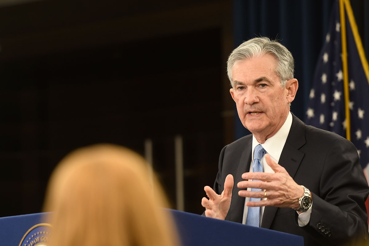 Jerome Powell, presidente da Fed Jerome Powell