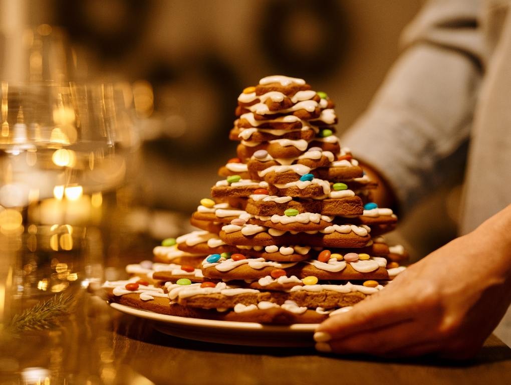Árvore de Natal de Bolachas