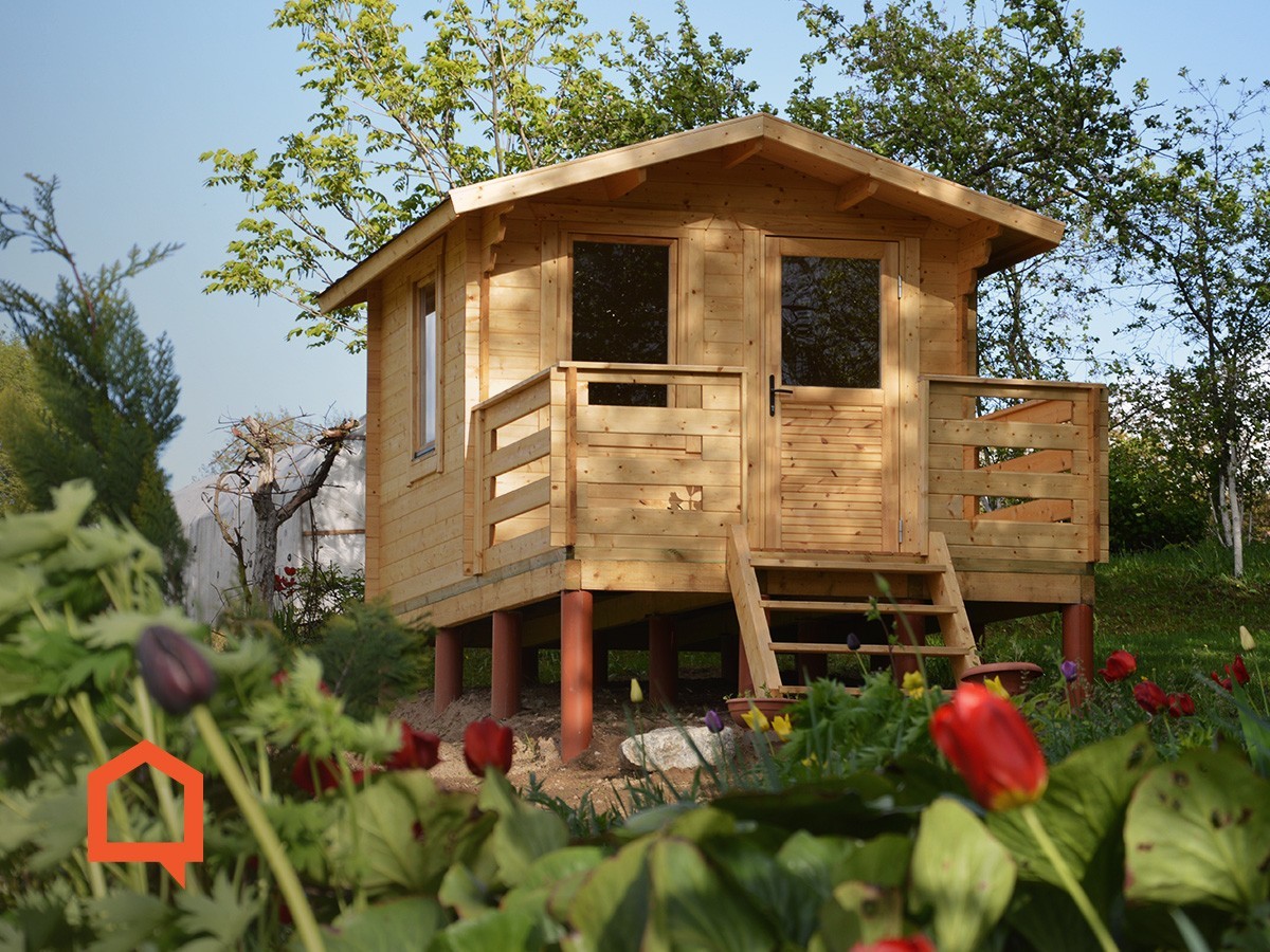 casas pré-fabricadas de madeira