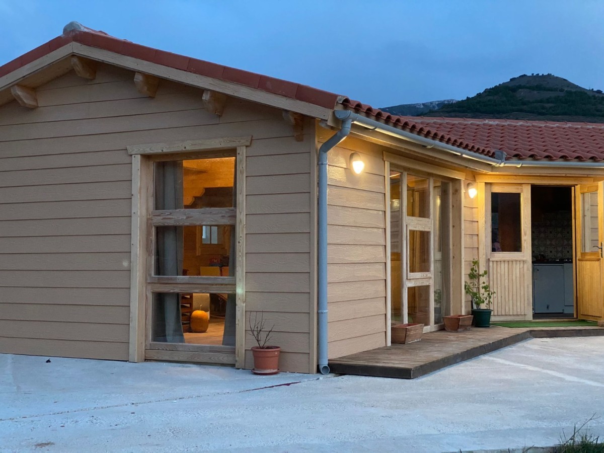 casas pré-fabricadas de madeira