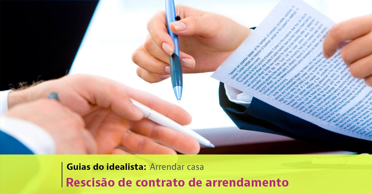 Rescisão do contrato de arrendamento