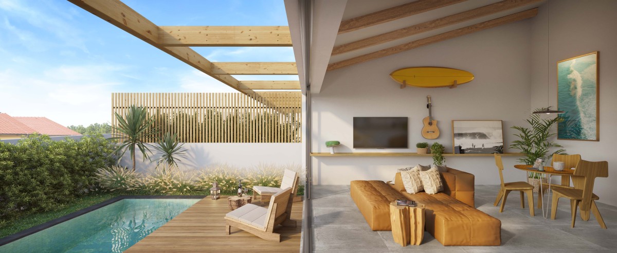 Casas novas na Ericeira com vista para o mar