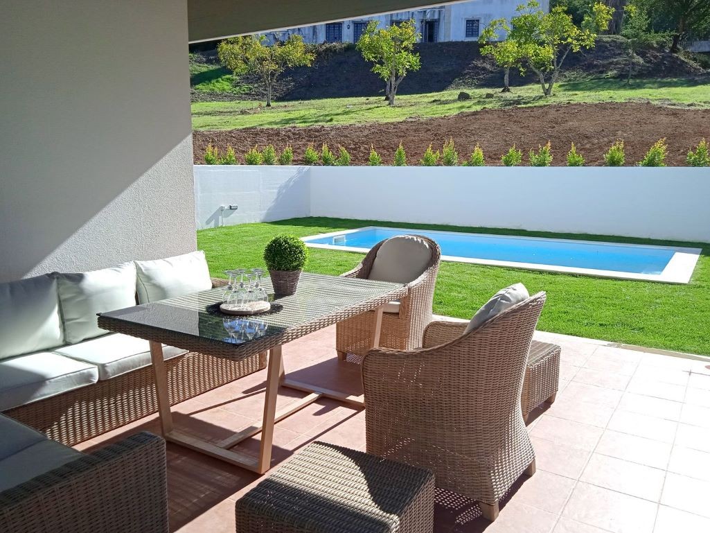 Casa com jardim