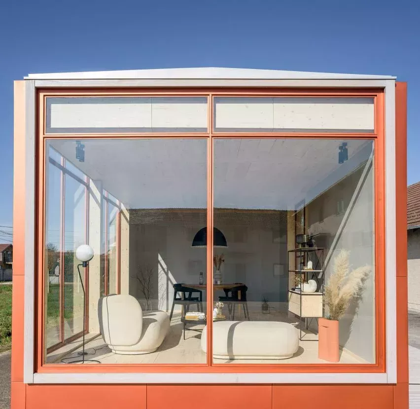 Mini casa pré-fabricada