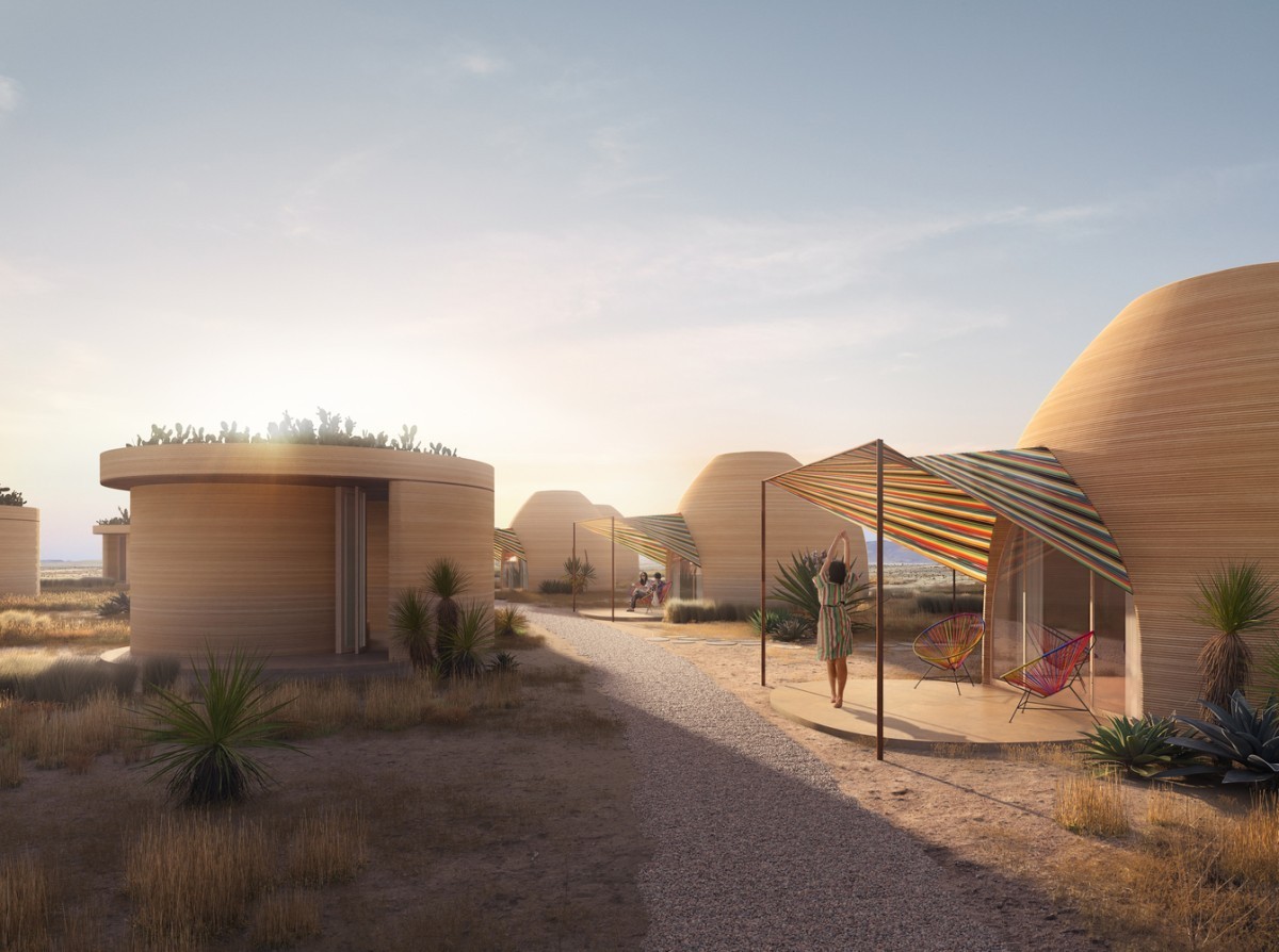 O primeiro hotel impresso em 3D será no Texas, nos Estados Unidos.