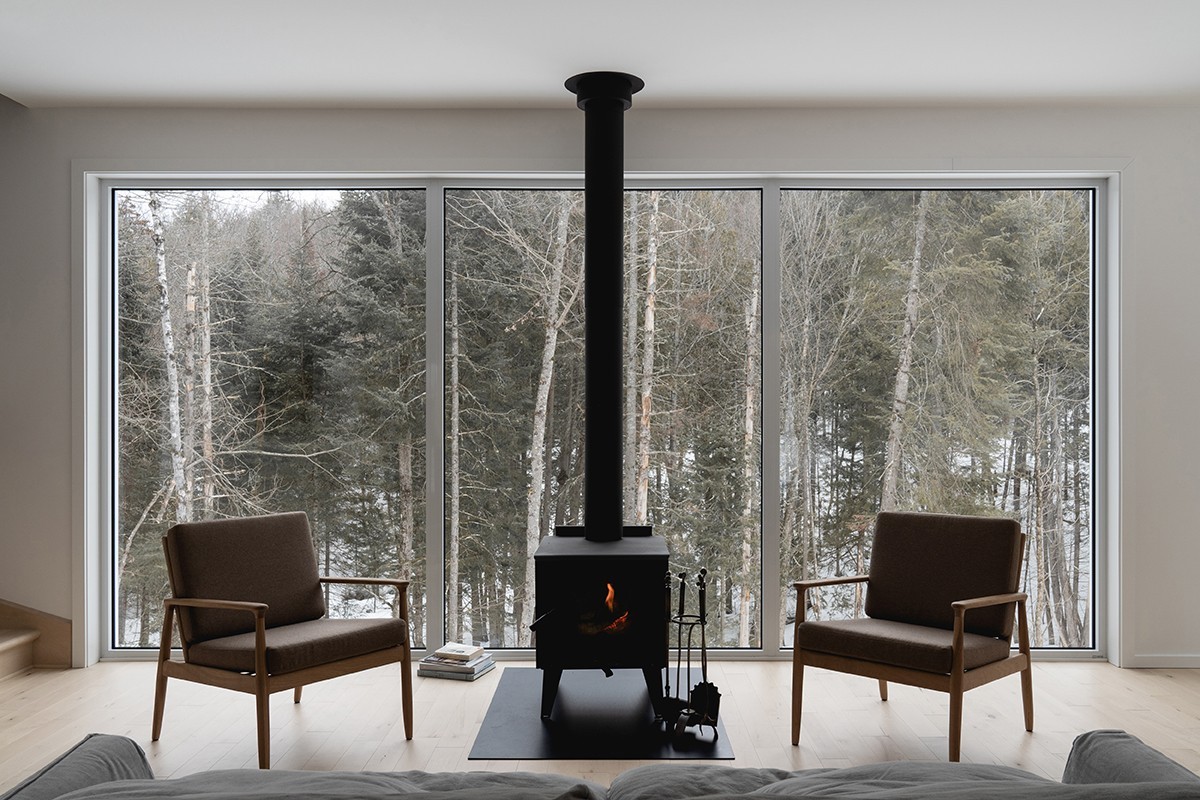 Uma casa de estilo alpino 