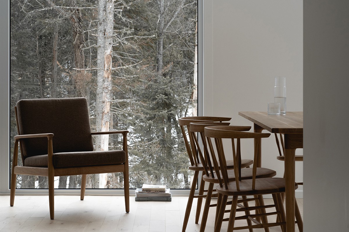 Uma casa de estilo alpino 