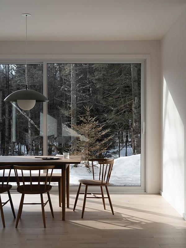 Uma casa de estilo alpino 