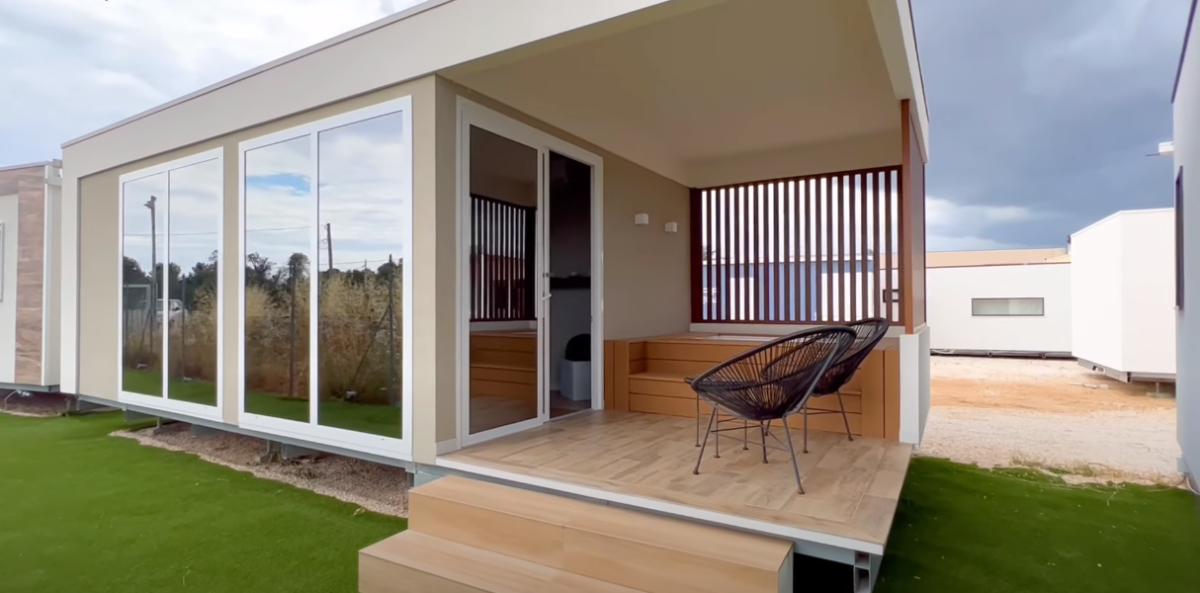 Casas pré-fabricadas móveis e que podem ser personalizáveis