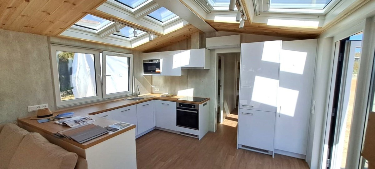Casa com muita exposição solar