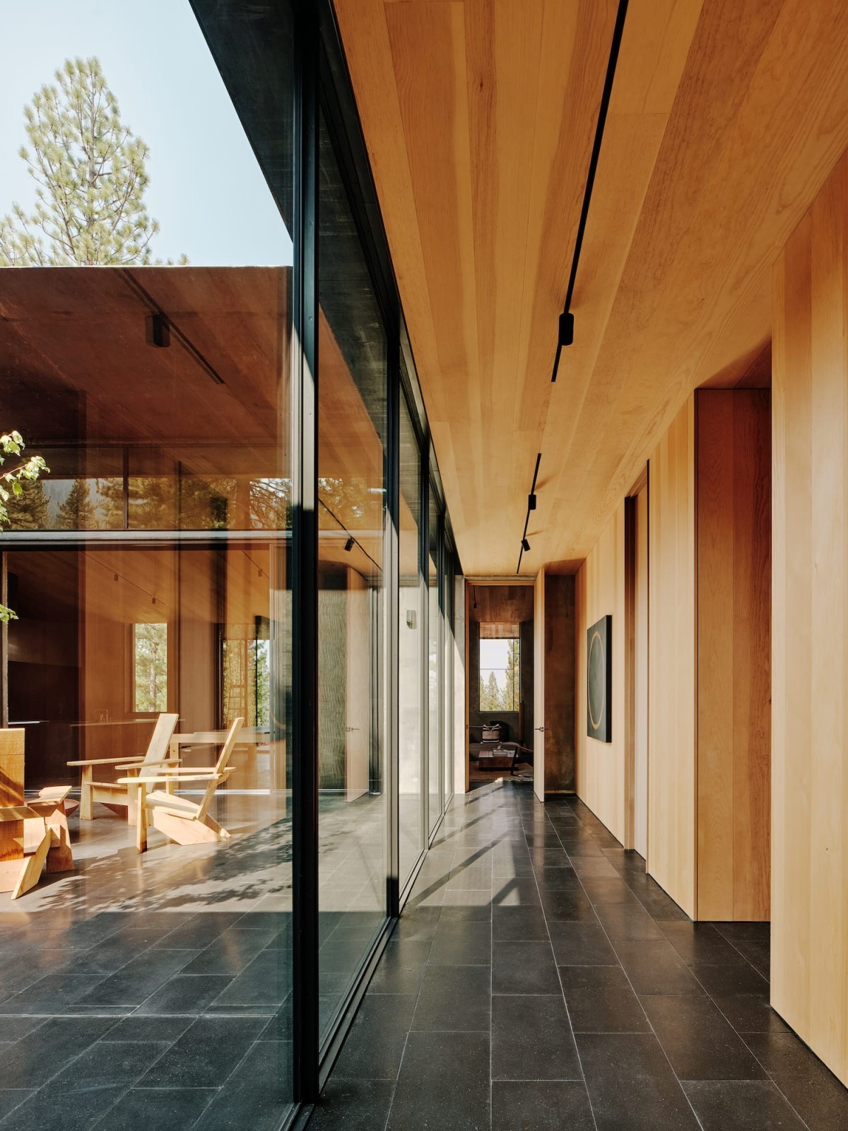 Corredor da casa CAMPout Retreat