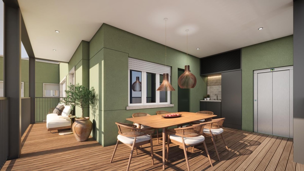 Terraço privativo do Andaluz 16