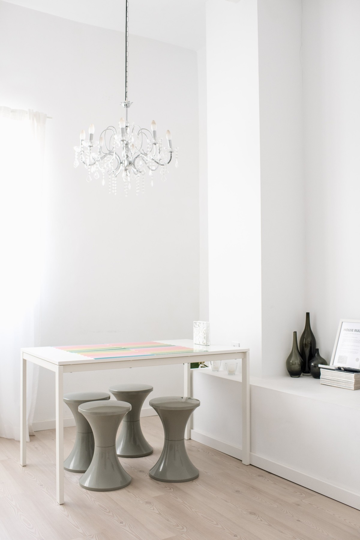 decorarea casei în nuanțe de alb