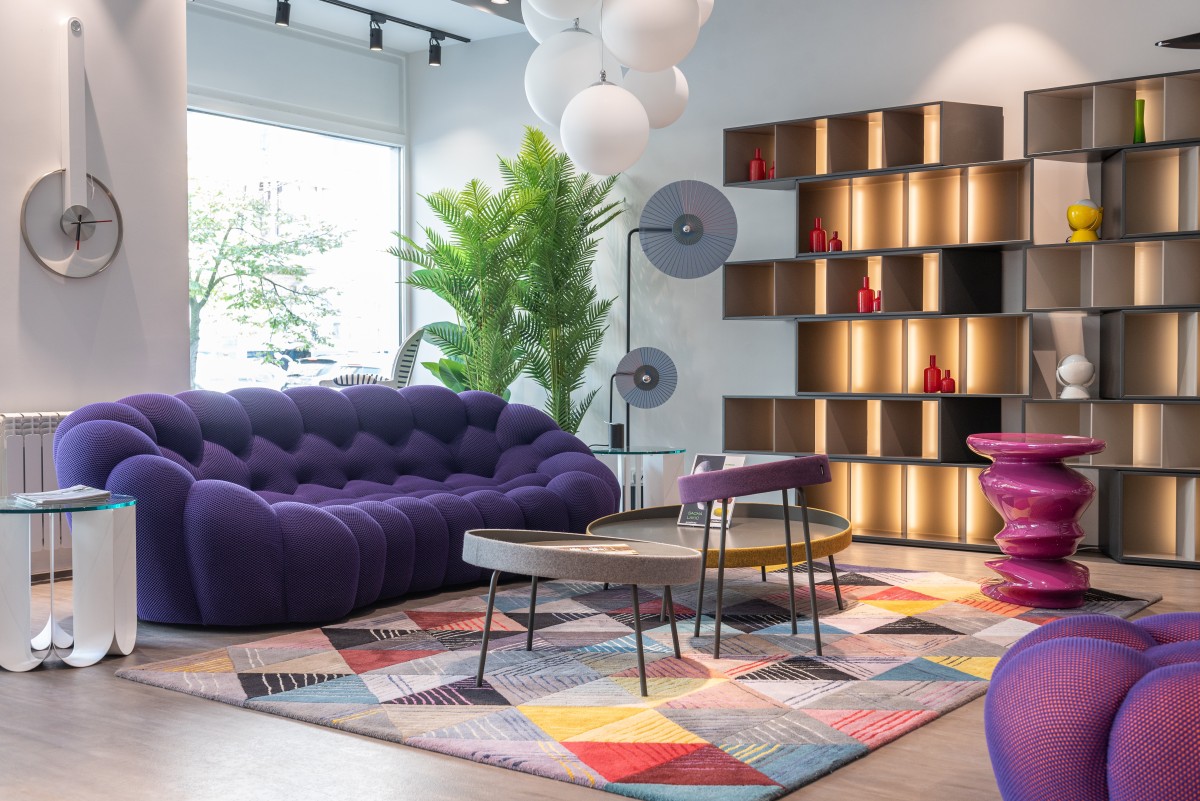 decorarea casei în nuanțe de violet