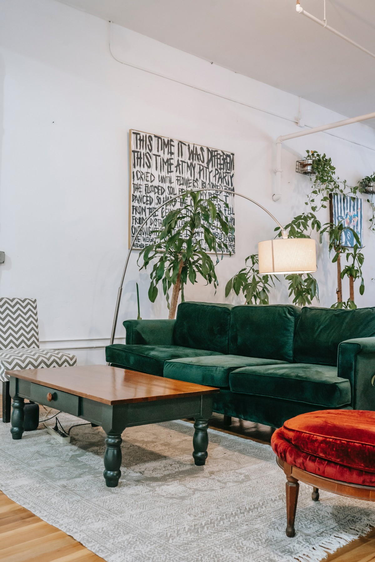 decorarea casei în tonuri de verde