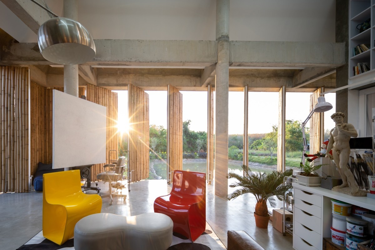 Sala comum e escritório