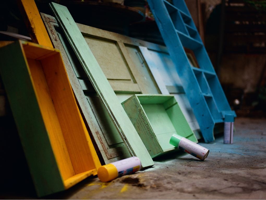 Gavetas DIY Pintura
