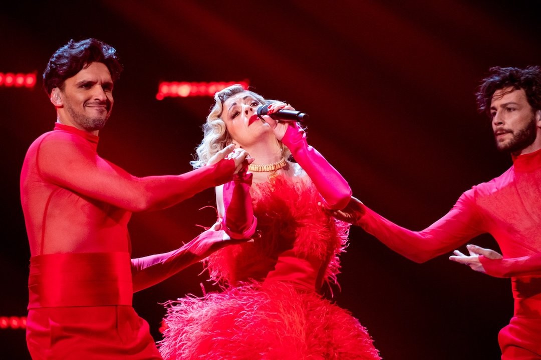Mimicat no segundo ensaio da Eurovisão