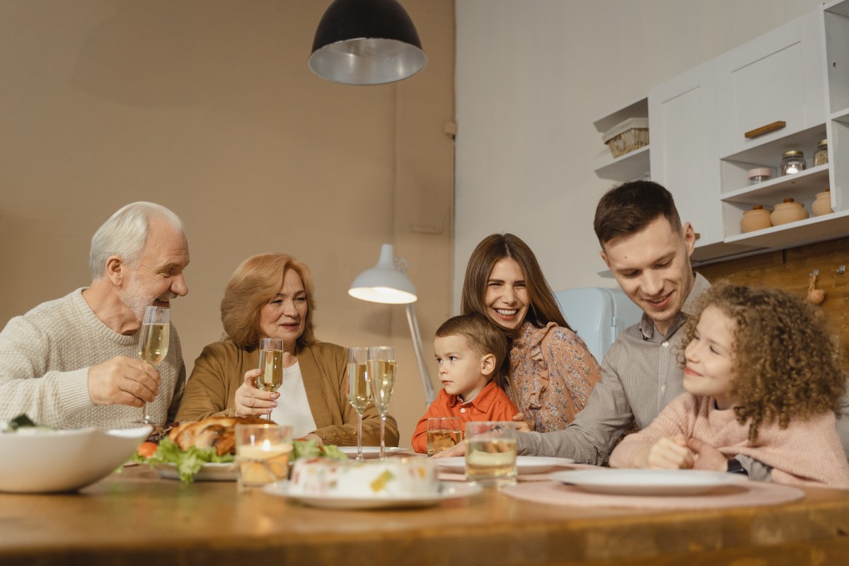 Família em casa