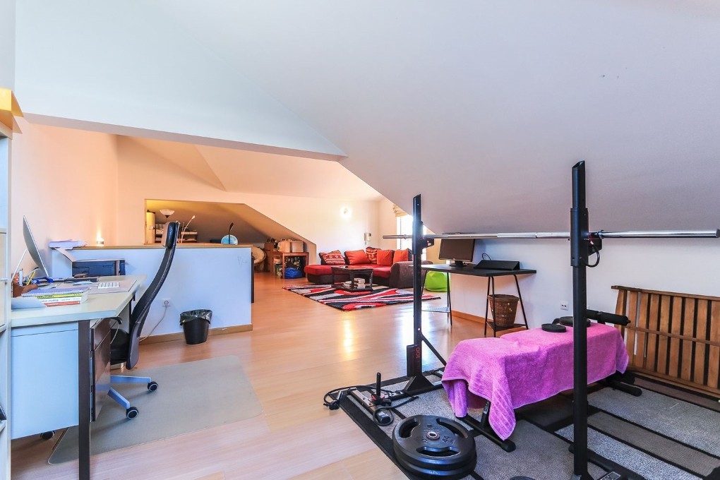 Casa com sótão