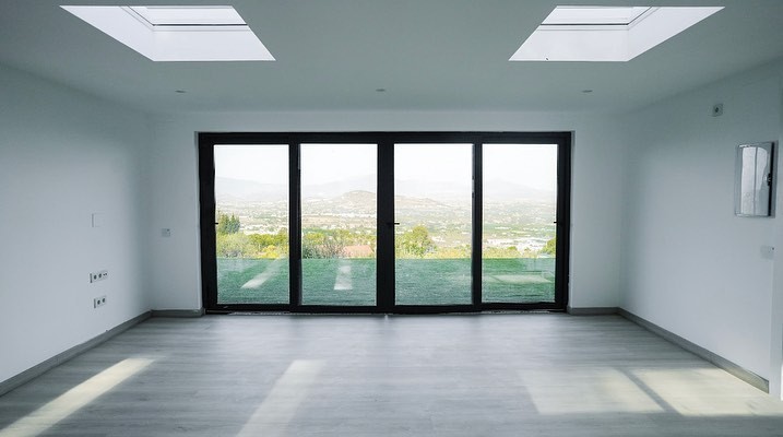 Interior da casa contentor